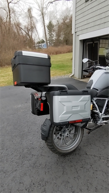 Side Cases ONLY: Aluminum Face BMW Pannier Vario Cases for 1200-1250 GS